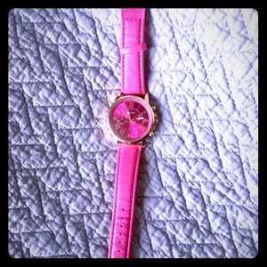 Hot Pink Fashion Watch